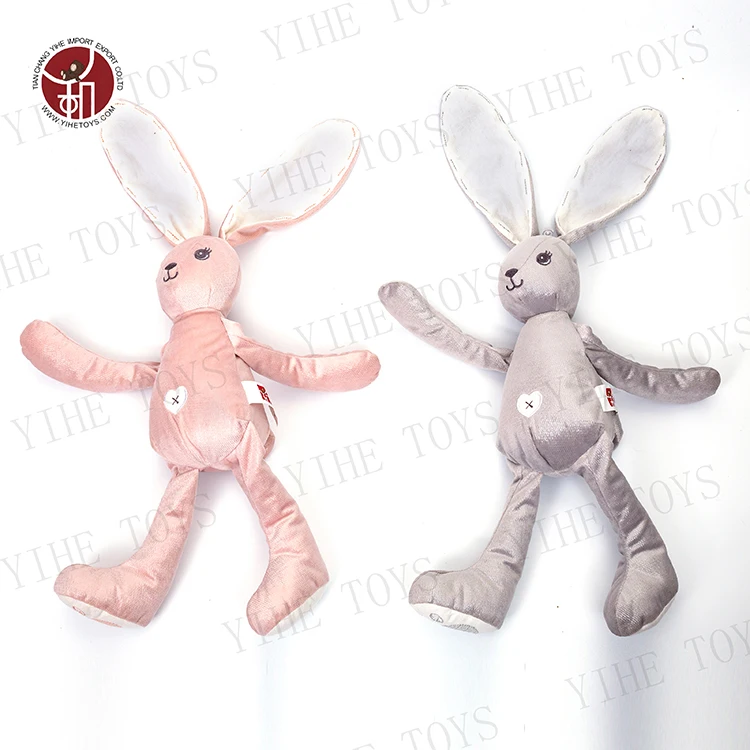 Hot Selling Good Quality Sequined Pet Rabbit Soft Plush Toy