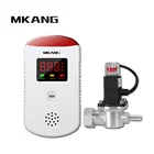 Civilian gas/lpg leak alarm detector with higher protection level, Auto-closing gas/lpg valve