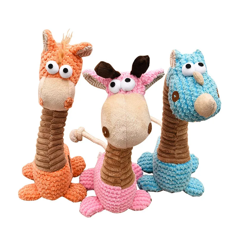 New Giraffe Shape Dog Toys Plush Cartoon Vocal Cat Dog Toy Puppy Dog Toy Aggressive Chewers
New Giraffe Shape Dog Toys Plush Cartoon Vocal Cat Dog Toy Puppy Dog Toy Aggressive Chewers