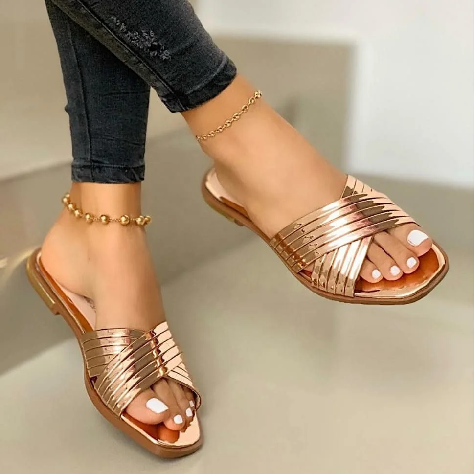 Comfortable Casual Slippers for Ladies Summer Open Toe Shoes Outdoor Flat Sandals for Women
Comfortable Casual Slippers for Ladies Summer Open Toe Shoes Outdoor Flat Sandals for Women