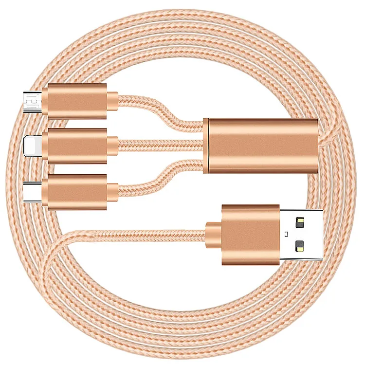 3 in 1 Fast Charging Nylon Braided Usb Data Cable for iPhone 3a Quick Charger Micro Type C 8pin Cable Usb with Cheap Price
3 in 1 Fast Charging Nylon Braided Usb Data Cable for iPhone 3a Quick Charger Micro Type C 8pin Cable Usb with Cheap Price