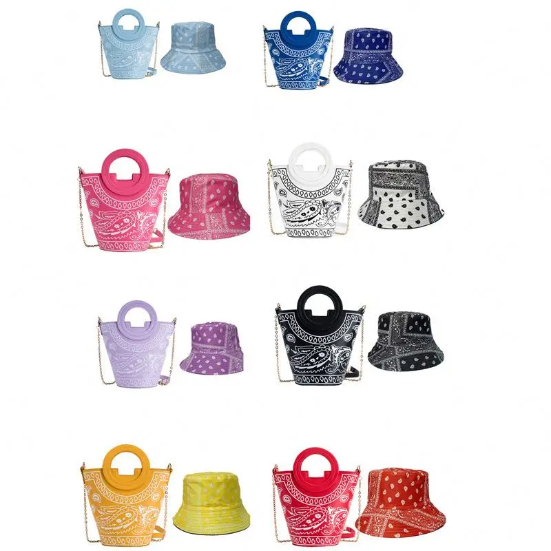 New Arrivals 2021 Hats and Bandana Purse Set Women Hand Bags Ladies bandana Handbags for Women Purses
New Arrivals 2021 Hats and Bandana Purse Set Women Hand Bags Ladies bandana Handbags for Women Purses