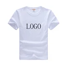 Cheap Price $1.3 Custom LOGO Printing Plain White T shirts for Men/Wemen