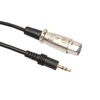 High quality 3 Pin XLR male to 3.5mm trs cable female,Microphone cable