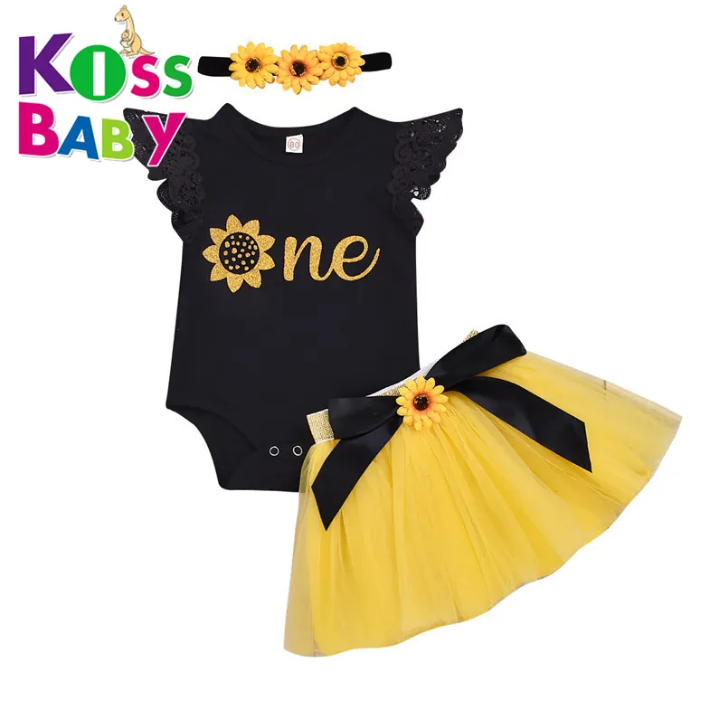 Kids Yellow Birthday Clothes 1st Birthday Cake Smash Summer Floral Baby Girls Sunflower dress, Picture shows
Kids Yellow Birthday Clothes 1st Birthday Cake Smash Summer Floral Baby Girls Sunflower dress, Picture shows