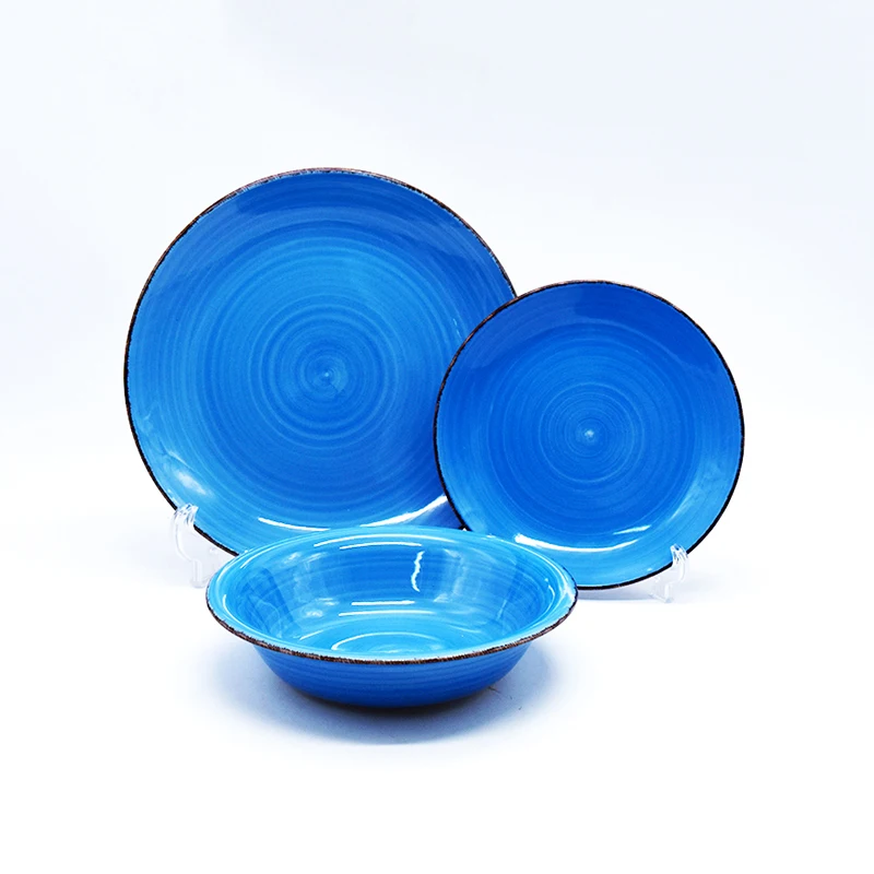 New arrival blue classic luxury turkish dinnerwar set porcelain/dinner set dinnerware kitchen/plates sets dinnerware cups