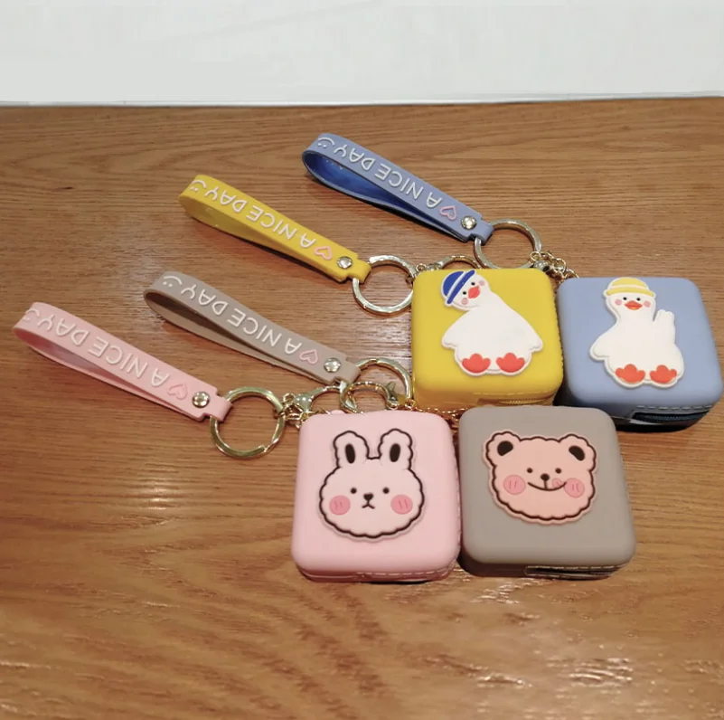 free shipping cute cartoon animals bear bunny duck Keychain jewelry storage wallet bag Coin Purse key ring holder, Colorful
free shipping cute cartoon animals bear bunny duck Keychain jewelry storage wallet bag Coin Purse key ring holder, Colorful