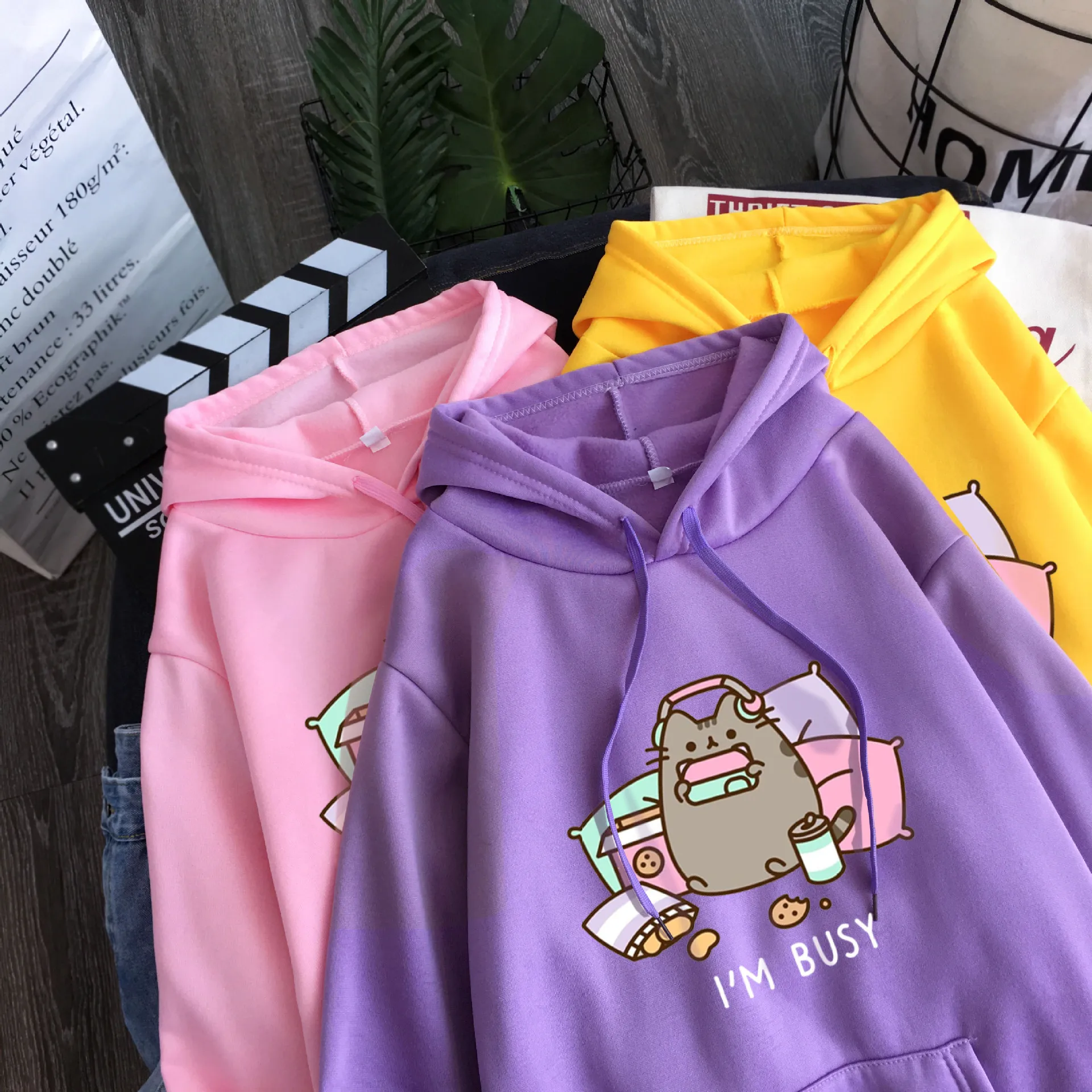 The Cat Hoodie Women Fashion Kawaii Korean Harajuku Sweatshirt PCnk female 90s cartoon Clothes Female Hood Oversized
The Cat Hoodie Women Fashion Kawaii Korean Harajuku Sweatshirt PCnk female 90s cartoon Clothes Female Hood Oversized