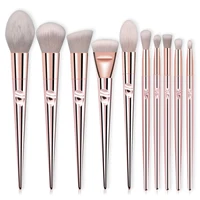 Wholesale 10 pcs Rose Gold Makeup Brushes FoundationMake Up Brushes Eyeshadow Beauty Cosmetic Brush Kits with free Logo
Wholesale 10 pcs Rose Gold Makeup Brushes FoundationMake Up Brushes Eyeshadow Beauty Cosmetic Brush Kits with free Logo