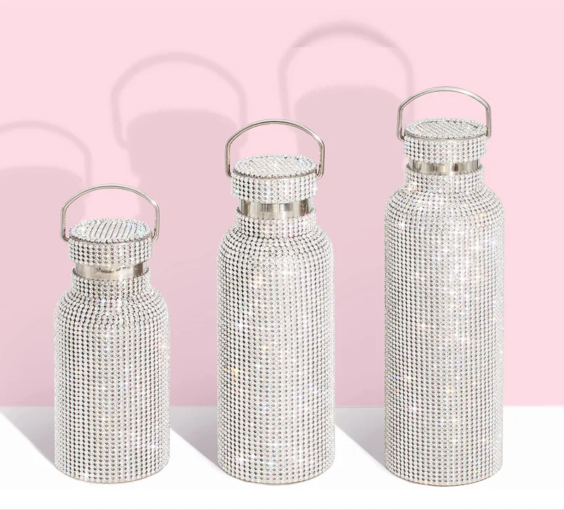 Bling Diamond Tumbler Glitter Water Bottle with Lid Stainless Steel Vacuum Thermal Straw Tumbler Rhinestone Tumbler, Black
Bling Diamond Tumbler Glitter Water Bottle with Lid Stainless Steel Vacuum Thermal Straw Tumbler Rhinestone Tumbler, Black