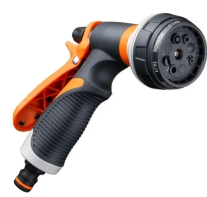 Factory direct 8 function spray gun Plastic coated gun nozzle Garden car wash sprinkler gun
Factory direct 8 function spray gun Plastic coated gun nozzle Garden car wash sprinkler gun