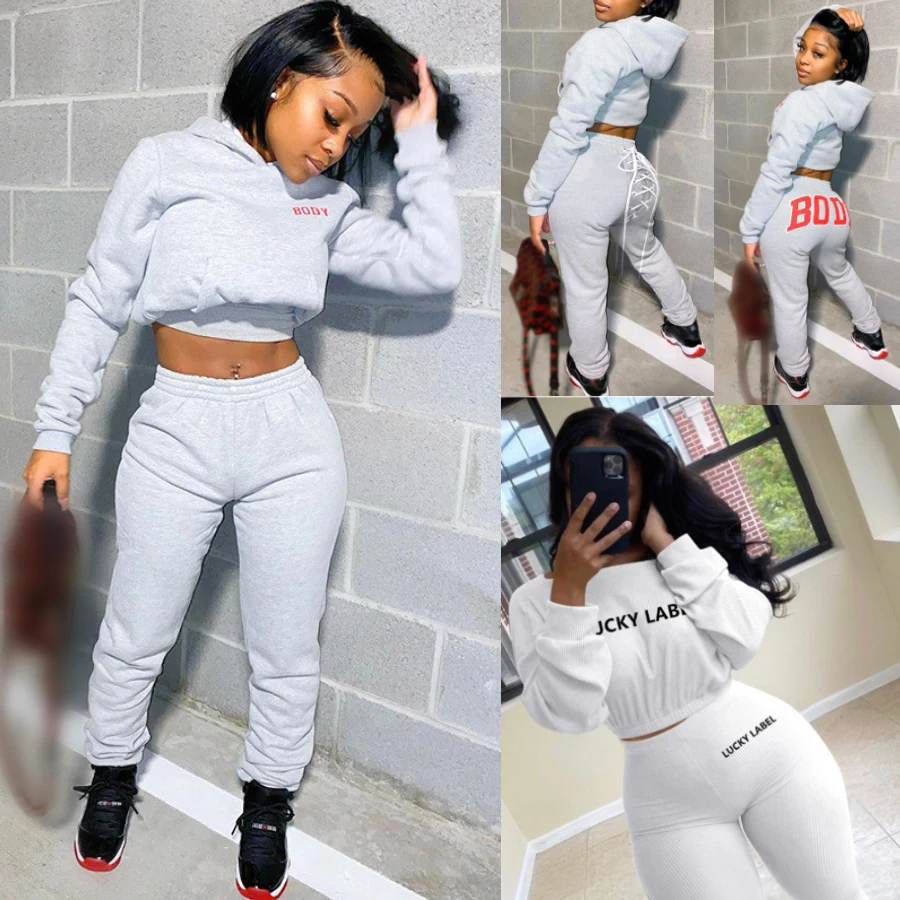 Fall Womens Jogger Track Suits 2 Pieces Outfit Set Women's Loungewear Two Pieces Pants Set, 5 colors
Fall Womens Jogger Track Suits 2 Pieces Outfit Set Women's Loungewear Two Pieces Pants Set, 5 colors