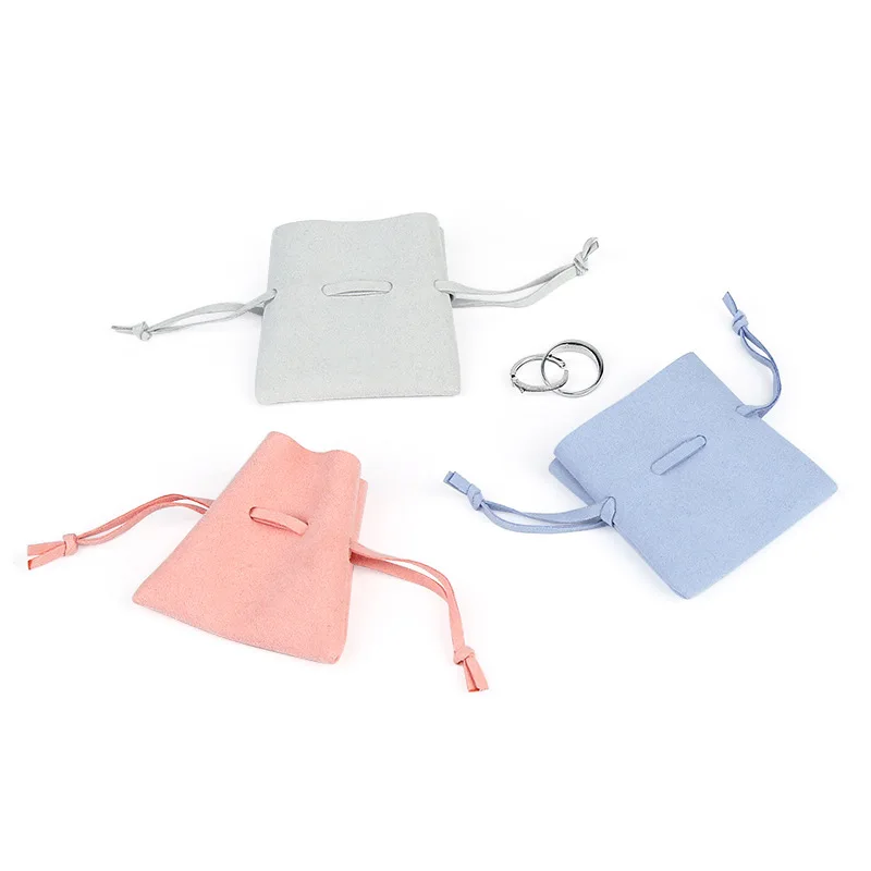OEM Handmade Custom Printed White logo PU Leather Small Mini Size Packaging Bracelet Drawstring Pouch Bag With Insert, Customized color
OEM Handmade Custom Printed White logo PU Leather Small Mini Size Packaging Bracelet Drawstring Pouch Bag With Insert, Customized color
