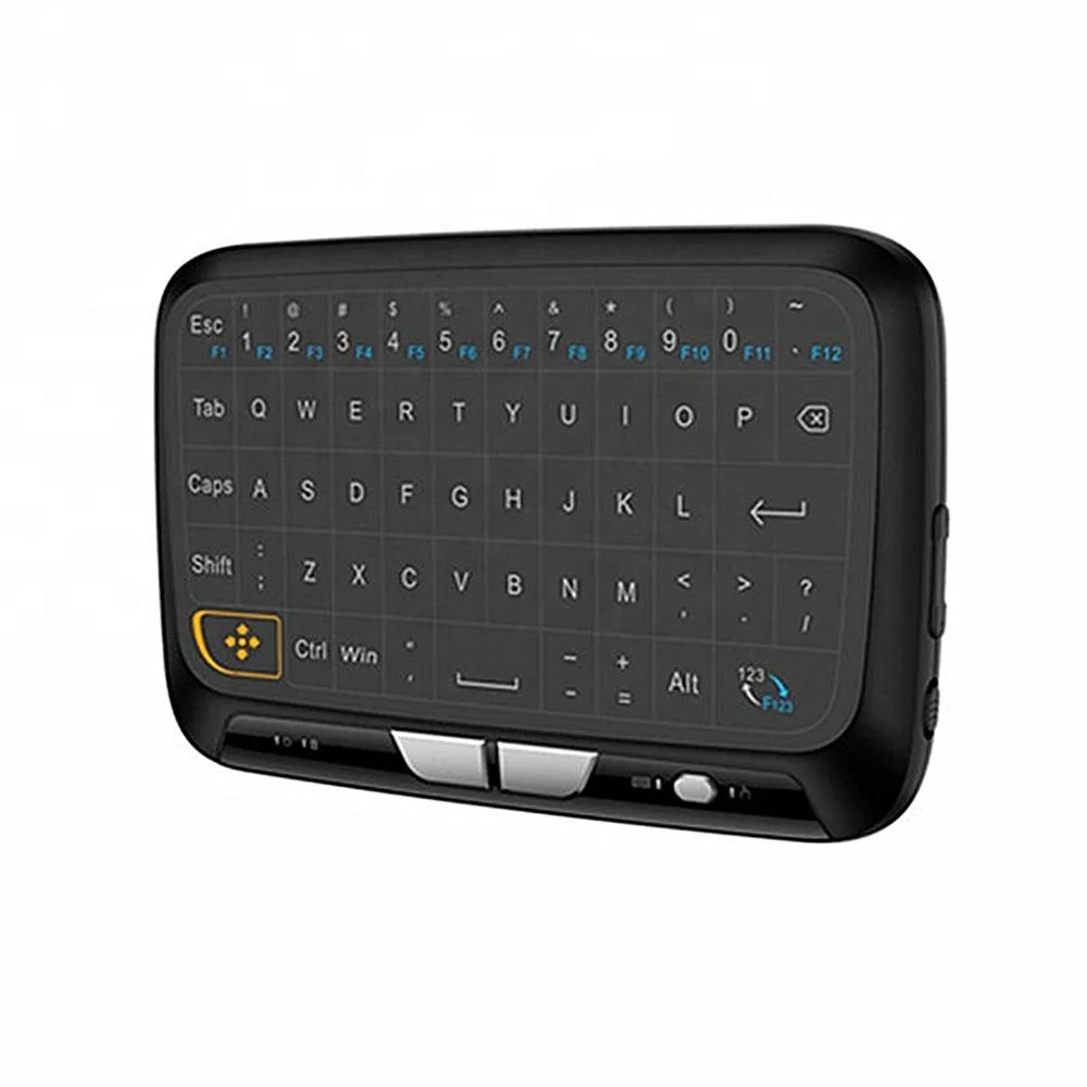 

H18 MINI AIR MOUSE AND keyboard 2.4GHZ Wireless mini keyboard, Black