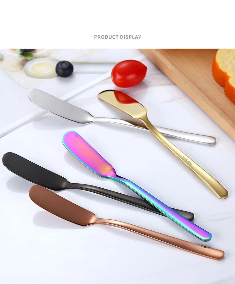 Manufacturers selling stainless steel knife western steak knife butter knife, 5 colors
Manufacturers selling stainless steel knife western steak knife butter knife, 5 colors