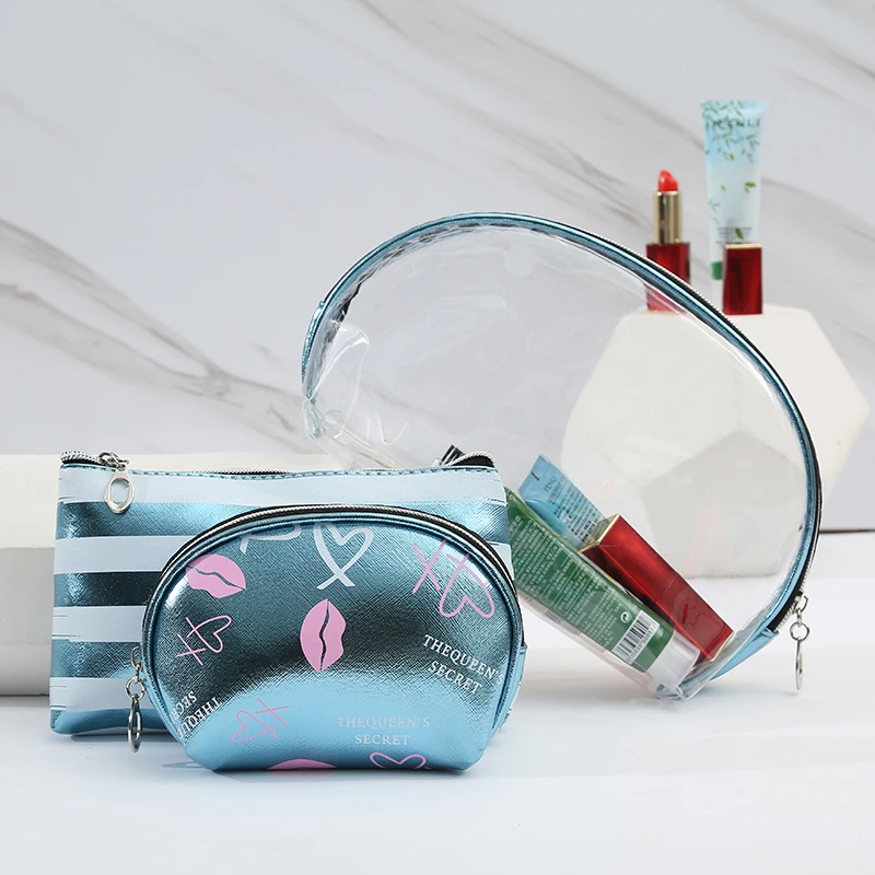Fashion Cosmetic Makeup Bag Set 3 Pieces Travel Waterproof Cosmetic Bag Portable Storage Makeup Clutch Bag, As the picture
Fashion Cosmetic Makeup Bag Set 3 Pieces Travel Waterproof Cosmetic Bag Portable Storage Makeup Clutch Bag, As the picture