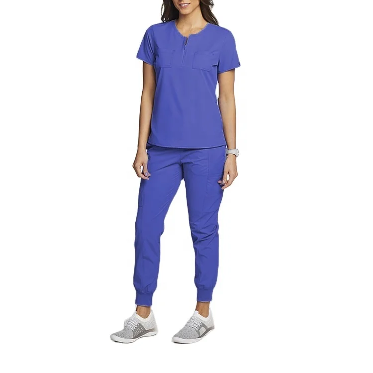 Fashion nursing scrubs joggers plus size suit scrubs uniforms stretch hospital uniforms, Customized color
Fashion nursing scrubs joggers plus size suit scrubs uniforms stretch hospital uniforms, Customized color
