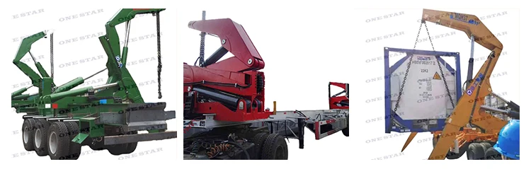 LOW price howo 30 ton capacity side loader truck trailers
