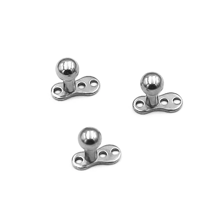 

Ready To Ship 316l Surgical stainless Steel 3mm Ball Dermal Anchor