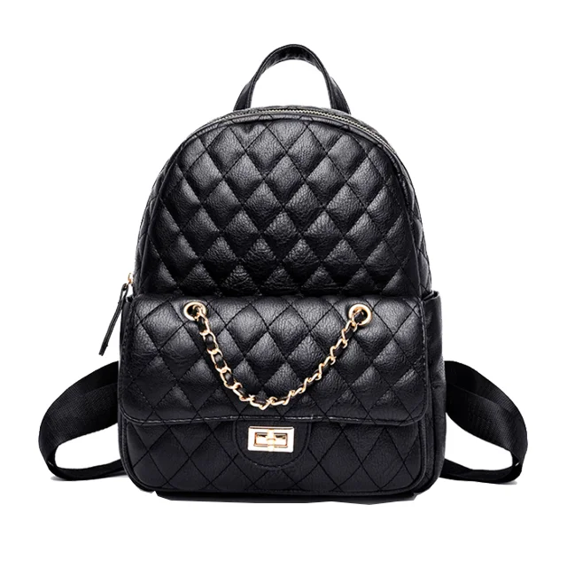 New Fashion School backpacks Satchel Women Ladies Classic-style Black Quilted Leather Backpack, Black, yellow
New Fashion School backpacks Satchel Women Ladies Classic-style Black Quilted Leather Backpack, Black, yellow