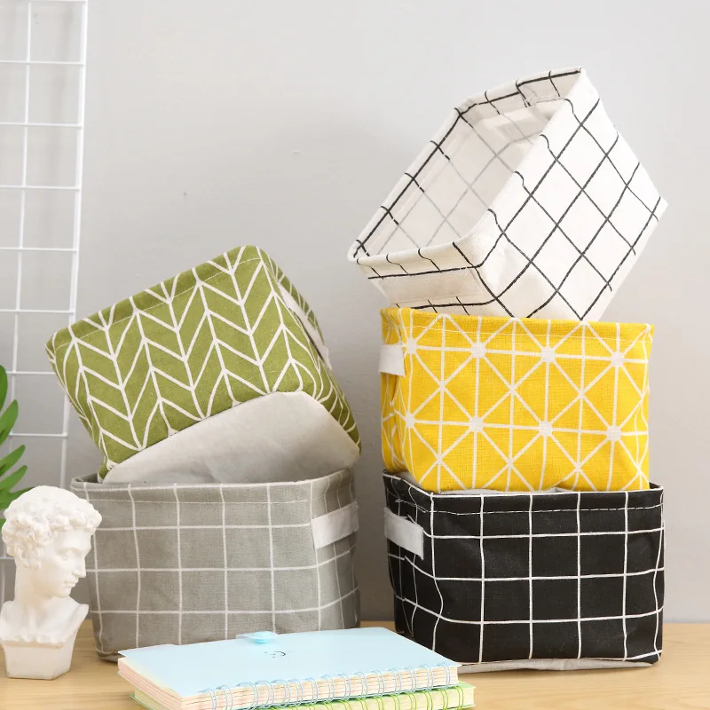 D2454 Home Portable Storage Basket Cotton Linen Grid Arrow Cartoon Pattern Storage Box, 23 colors
D2454 Home Portable Storage Basket Cotton Linen Grid Arrow Cartoon Pattern Storage Box, 23 colors