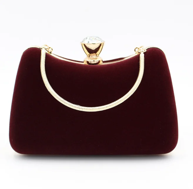 Factory Wholesale Cross-Border New Women's Handbag Velvet Bag Evening Banquet Bag Evening bags
Factory Wholesale Cross-Border New Women's Handbag Velvet Bag Evening Banquet Bag Evening bags