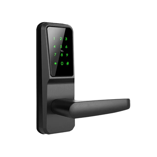 Cost-effective New Arrival Electric Intelligent Wood Door Card Code Ble Mobile App Wireless Smart Fingerprint Door Lock
Cost-effective New Arrival Electric Intelligent Wood Door Card Code Ble Mobile App Wireless Smart Fingerprint Door Lock