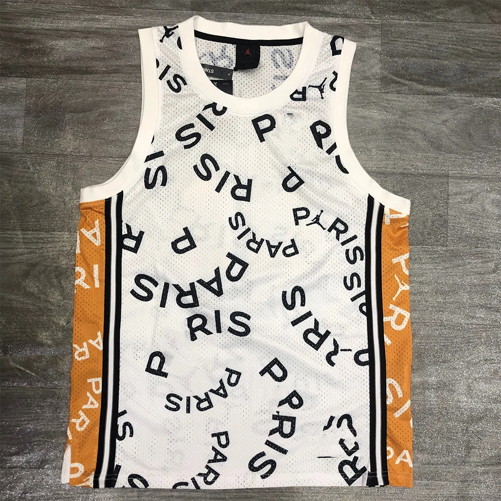 New arrival Original Thailand Quality Hot press Jordan Paris Jointly Signed Basketball Jersey Sports Wear Uniform Shirts, As picture
New arrival Original Thailand Quality Hot press Jordan Paris Jointly Signed Basketball Jersey Sports Wear Uniform Shirts, As picture