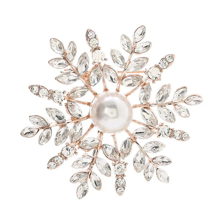 Wholesale Christmas Snowflake Brooch Rhinestone Sweater Clothing Gifts Brooch Pin Jewelry Accessories, As picture
Wholesale Christmas Snowflake Brooch Rhinestone Sweater Clothing Gifts Brooch Pin Jewelry Accessories, As picture