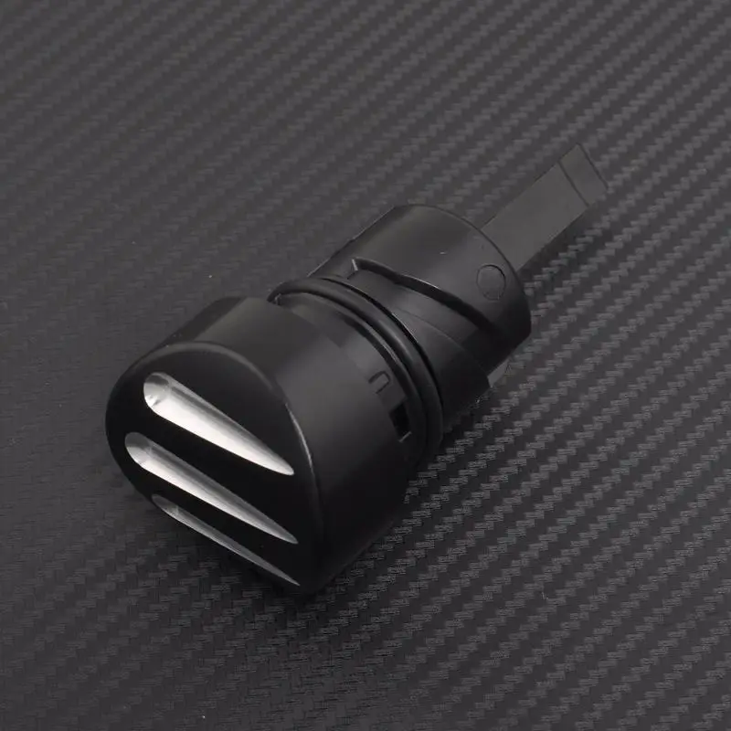 Black Chrome Oil Dip Stick Filler Plug Fit For Harley 04-20 Sportster XL 883 1200 48 72 Parts