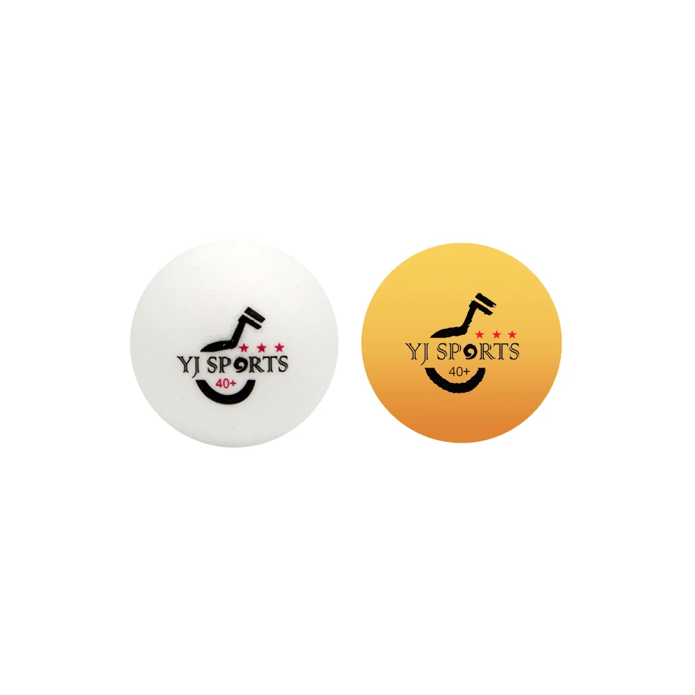YoungJoy YJSport support OEM custom yellow table tennis 40 plastic price cheap ABS 3 star table tennis, White
YoungJoy YJSport support OEM custom yellow table tennis 40 plastic price cheap ABS 3 star table tennis, White