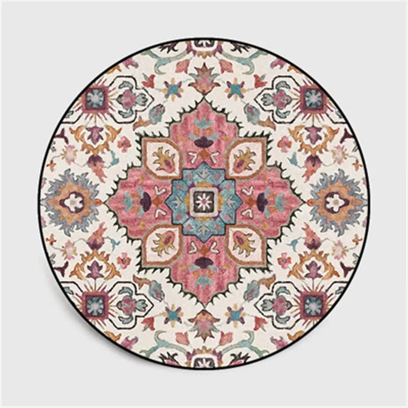 European style Living room bedroom hanging basket chair non-slip circular floor mat carpet
European style Living room bedroom hanging basket chair non-slip circular floor mat carpet