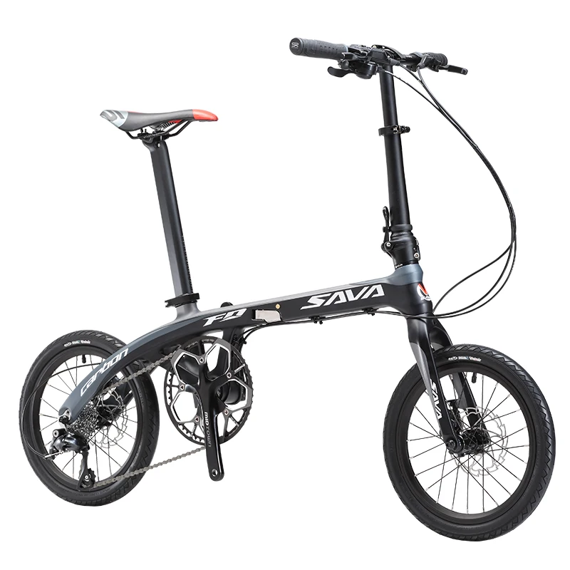 Fast Ship SAVA Carbon Folding Bike 9 Speed 16 inch Carbon Fibre Mini Foldable Bicycle, Black red/black grey
Fast Ship SAVA Carbon Folding Bike 9 Speed 16 inch Carbon Fibre Mini Foldable Bicycle, Black red/black grey