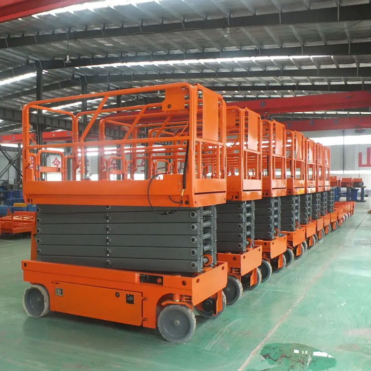 crawler self propelled hydraulic battery powered genie scissor lift price 5m for sale elevating work platform aerial work platfo