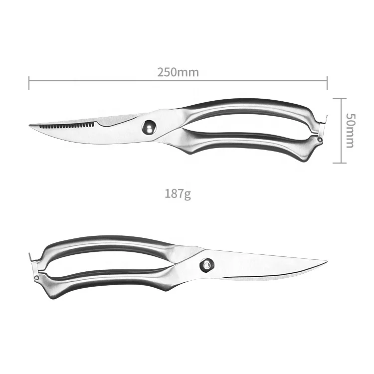 Heavy Duty Kitchen Scissors Stainless Steel Kitchen Scissors Multifunction  Kitchen Scissors Bone