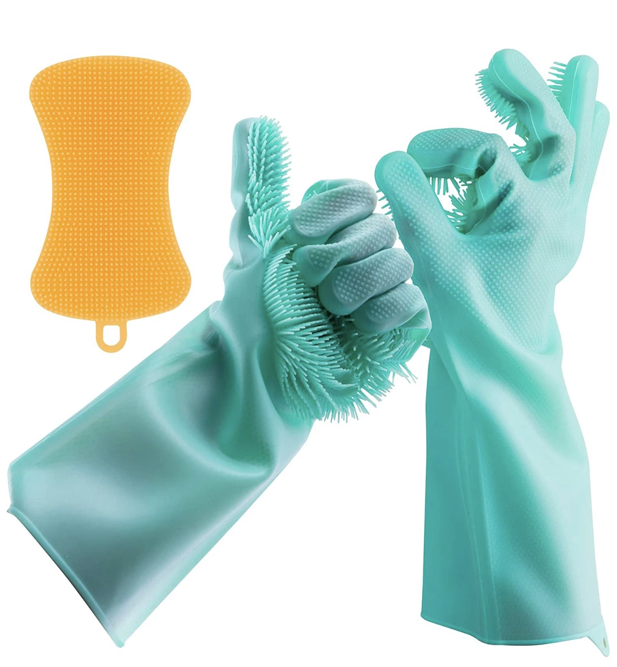 Eco-friendly Multi-function Waterproof Kitchen Cleaning Washing Dish Silicone Gloves, Blue,pink,red,green,purple
Eco-friendly Multi-function Waterproof Kitchen Cleaning Washing Dish Silicone Gloves, Blue,pink,red,green,purple