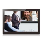 Wall Mounted touch lcd advertising display rj45 POE port tablet android 8.0 poe for meeting