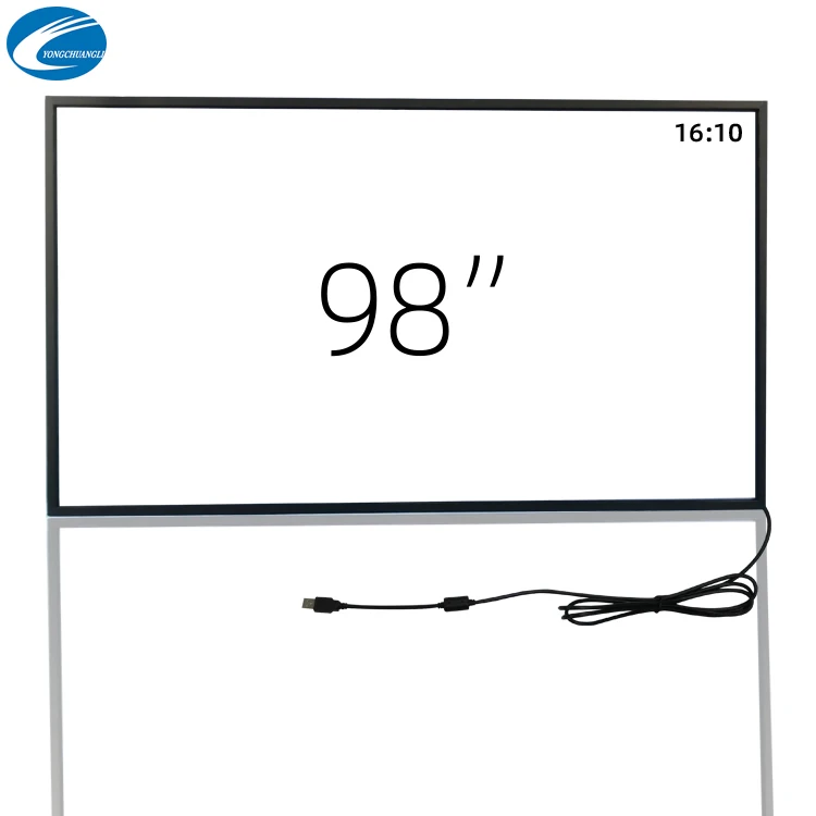 Factory direct customized 98 inch multi point infrared touch frame for TV PC teaching meeting ATM, Black
Factory direct customized 98 inch multi point infrared touch frame for TV PC teaching meeting ATM, Black