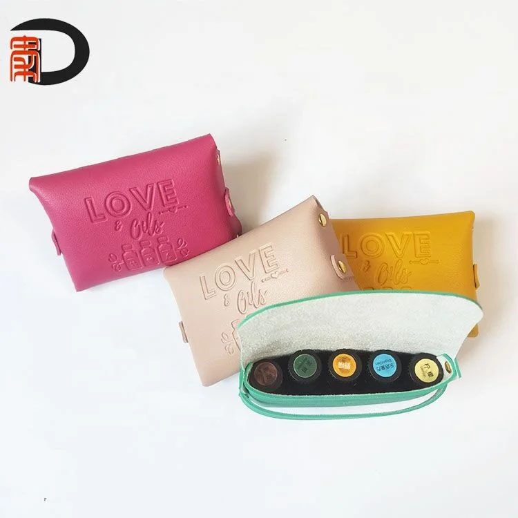 RTS 2021 PU Leather Essential Oil Carry Case Small, Nail Polish Makeup Lipstick Carrying Storage bag For Purse
RTS 2021 PU Leather Essential Oil Carry Case Small, Nail Polish Makeup Lipstick Carrying Storage bag For Purse