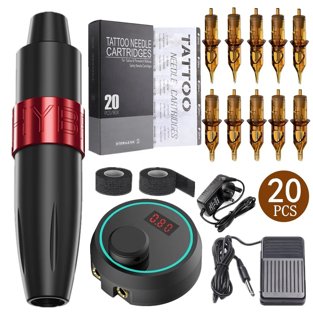 Professional rotary tattoo machine needles gun accessories tool set tattoo power supplies Pen Gun Permanent Tattoo machine kit
Professional rotary tattoo machine needles gun accessories tool set tattoo power supplies Pen Gun Permanent Tattoo machine kit