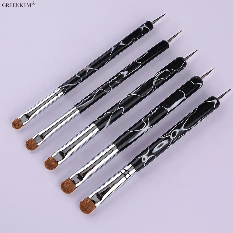 Hot Sale Double Head Nail UV Sable Gel Polish Brush Nail Art Dotting Pen Rhinestones Picker Two Way French Nail Brush
Hot Sale Double Head Nail UV Sable Gel Polish Brush Nail Art Dotting Pen Rhinestones Picker Two Way French Nail Brush