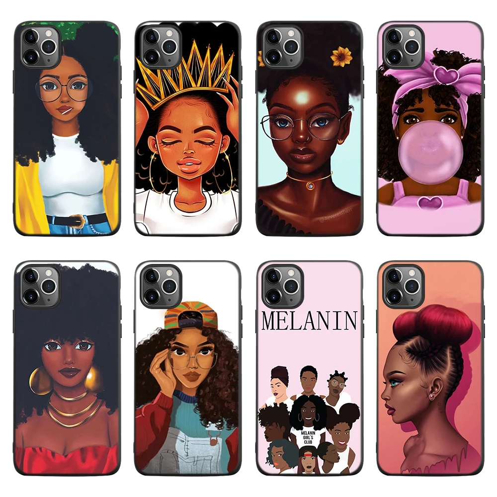 Custom Print Designer Black TPU Soft Phone Case for iPhone 11 12 Pro Max Poppin Black Girl Back Cover for Samsung S21
Custom Print Designer Black TPU Soft Phone Case for iPhone 11 12 Pro Max Poppin Black Girl Back Cover for Samsung S21