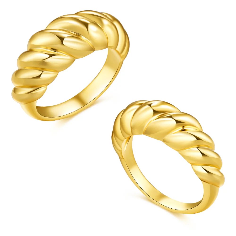 individual brass allou crossant shaped ring crossaint women rings jewelry gold color
individual brass allou crossant shaped ring crossaint women rings jewelry gold color