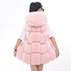 Unique Design Brand Fox vest Natural Fox Fur Vest For Women
