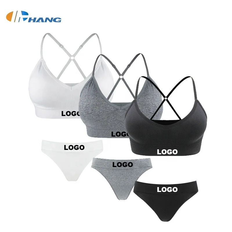 2021 New Design Wire Free Sexy Yoga Seamless Bra and G-strings Thong Sets For Ladies, Black/white/
2021 New Design Wire Free Sexy Yoga Seamless Bra and G-strings Thong Sets For Ladies, Black/white/