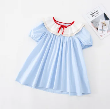 2021 summer new girls' contrast Lapel double layer baby collar dress Korean sweet princess skirt, Red, pink, purple, white
2021 summer new girls' contrast Lapel double layer baby collar dress Korean sweet princess skirt, Red, pink, purple, white