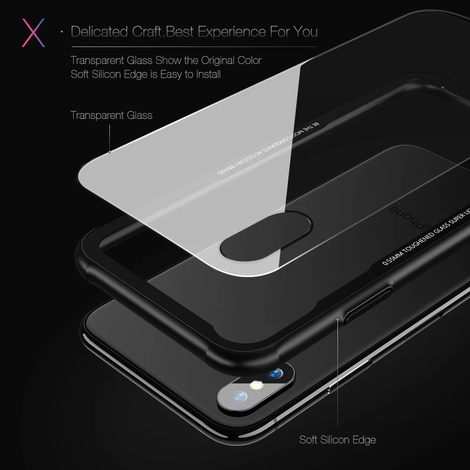 Free Shipping 1 Sample OK Transparent Phone Case Back Cover For iPhone 7 8 Plus Clear Tempered Glass Phone Case For iPhone X
Free Shipping 1 Sample OK Transparent Phone Case Back Cover For iPhone 7 8 Plus Clear Tempered Glass Phone Case For iPhone X