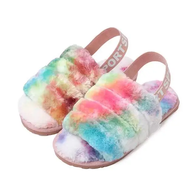 Women Leopard Fluffy Open Toe House Slide Winter Faux Fur Slippers with Elastic Back Strap, As picture or custom your color
Women Leopard Fluffy Open Toe House Slide Winter Faux Fur Slippers with Elastic Back Strap, As picture or custom your color