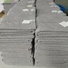 Throw Blanket Cotton Throw Blankets GOTS Certificate 0 Defect 100% Organic Cotton Cable Knitted Wrap Baby Throw Blanket