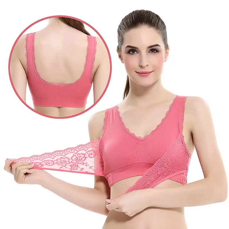 Front Crossover Lace Chest Yoga Running Small Vest Sports Push Up Bra, As pictures show
Front Crossover Lace Chest Yoga Running Small Vest Sports Push Up Bra, As pictures show